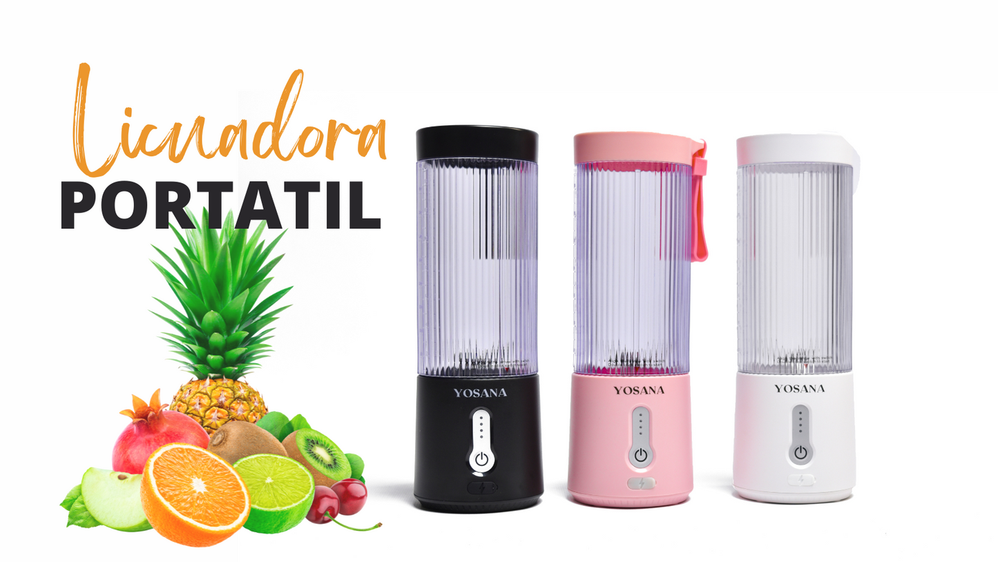 YOSANA Rechargeable Portable Blender (WHITE)