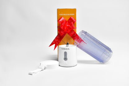 YOSANA Rechargeable Portable Blender (WHITE)