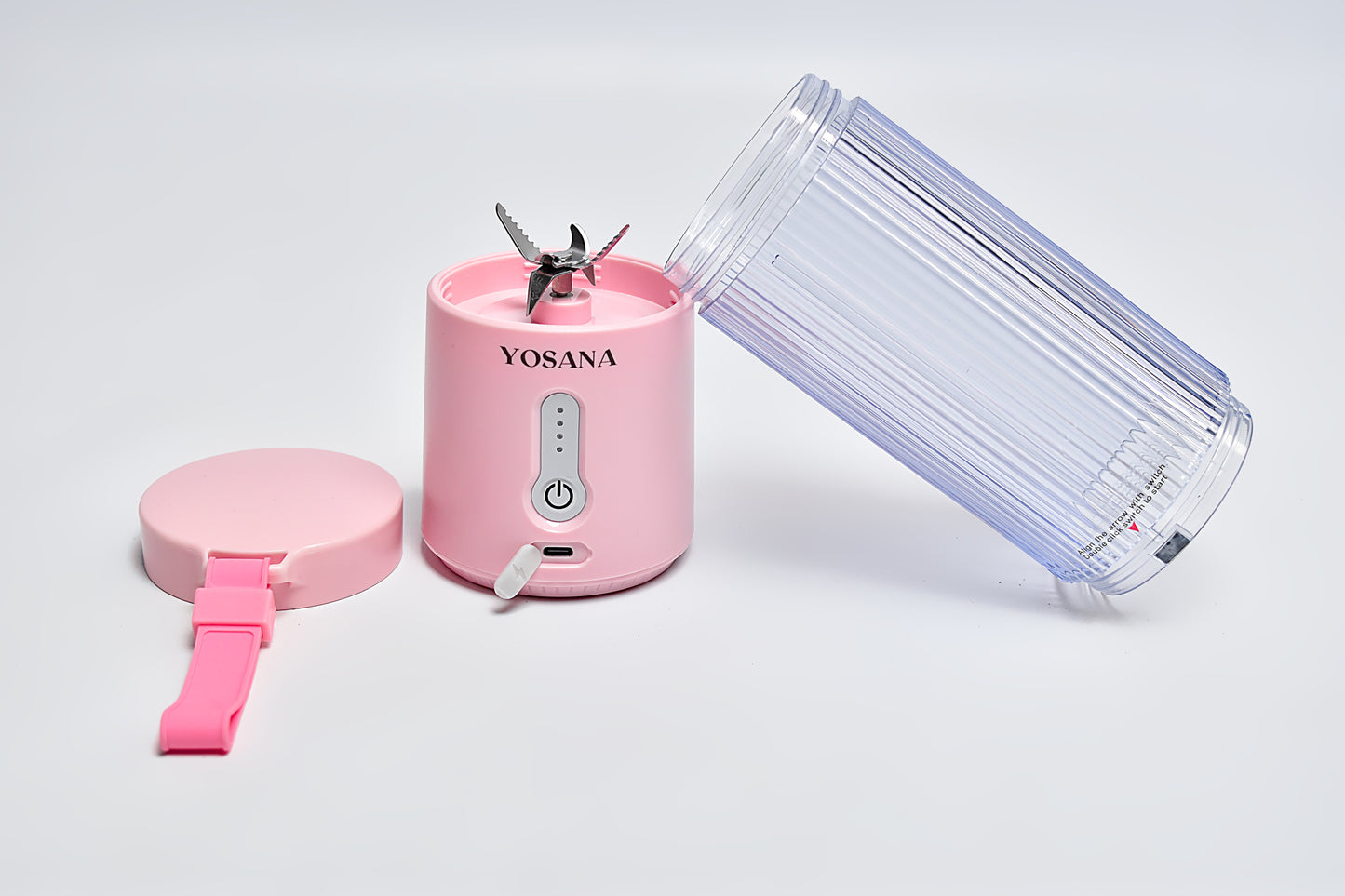 Batidora Portatil Recargable YOSANA (ROSA)